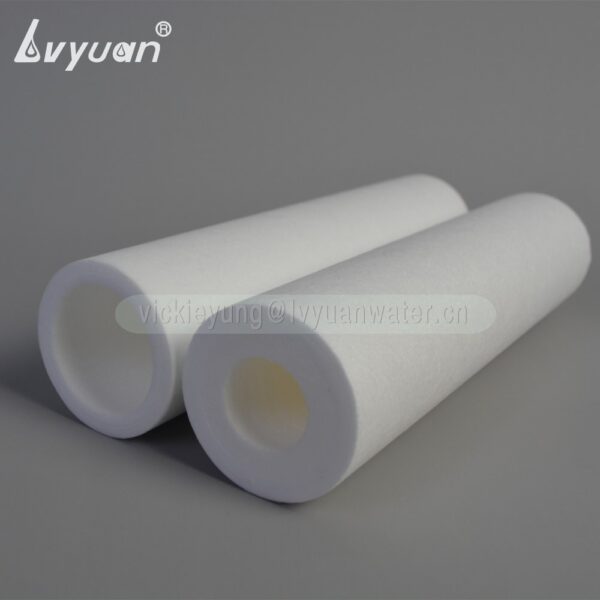 Customized melt blownSpun sediment water filter 1510 microns PP cartridge water filter with plastic sta (1 (4) Factory custom specification 1 micron pp melt blown sediment filter for housing water replaced cartridge filter