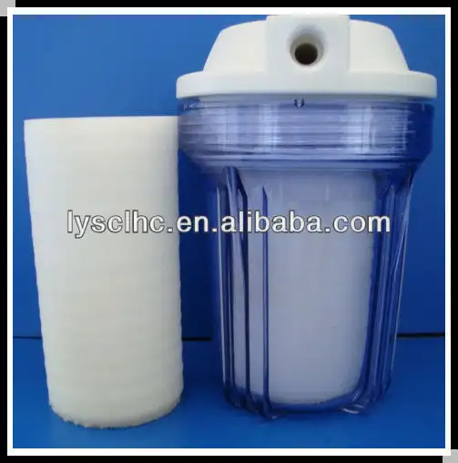 5 small water filter pp filter cartridge filter with transparent housing