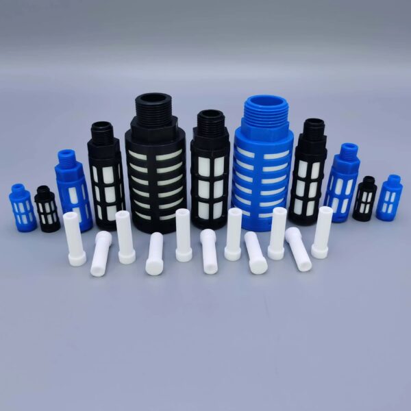 Pneumatic Plastic Muffler Silencer with Sound Absorbing