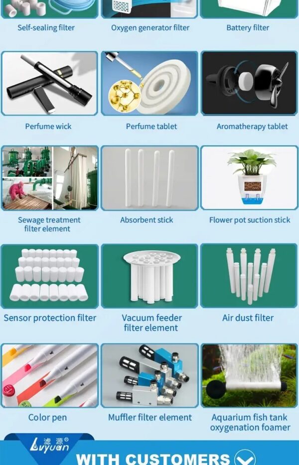 Pneumatic Plastic Muffler Silencer with Sound Absorbing