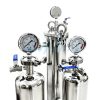 Mobile Stainless Steel Filtration Cart (8) Mobile Stainless Steel Filtration Cart (8)