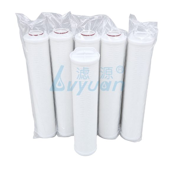 Cartuccia filtrante in PP pieghettata da 5 micron 5 Cartuccia filtrante in PP pieghettata da 5 micron