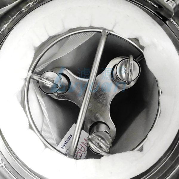 Alloggiamento magnetico per filtro a sacchetto