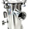 Alloggiamento magnetico in acciaio inossidabile per filtro a sacchetto per liquidi