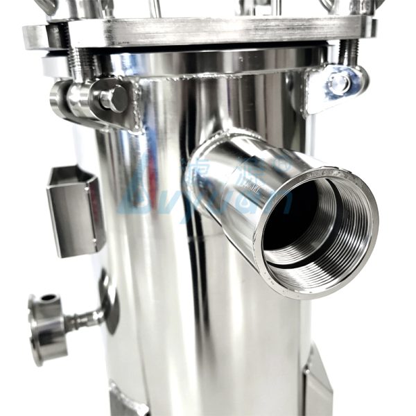 Alloggiamento magnetico in acciaio inossidabile per filtro a sacchetto per liquidi